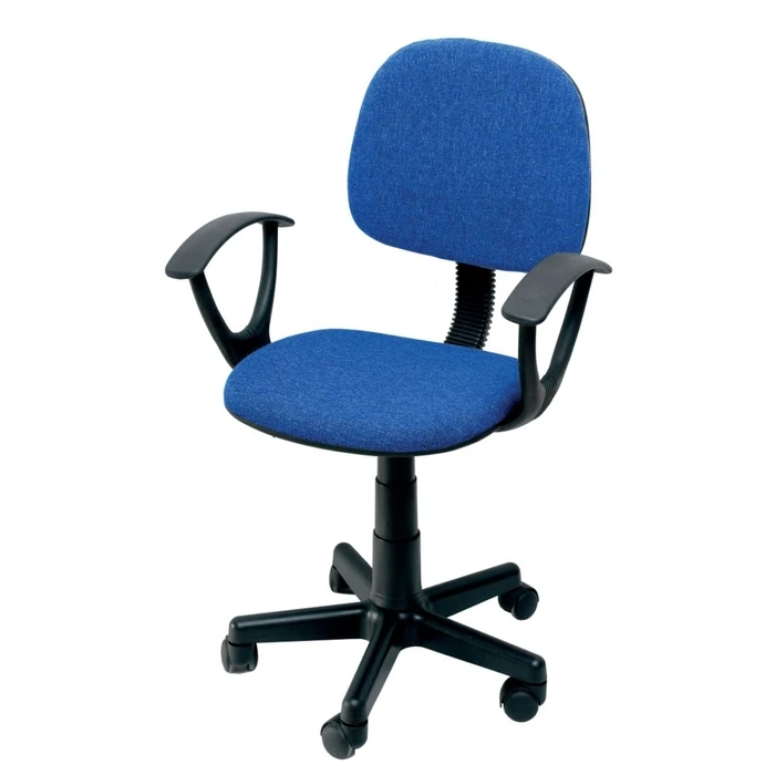 Velco Pro Systems Children's Office Chair - Blue with Armrests (41x53x89 cm)