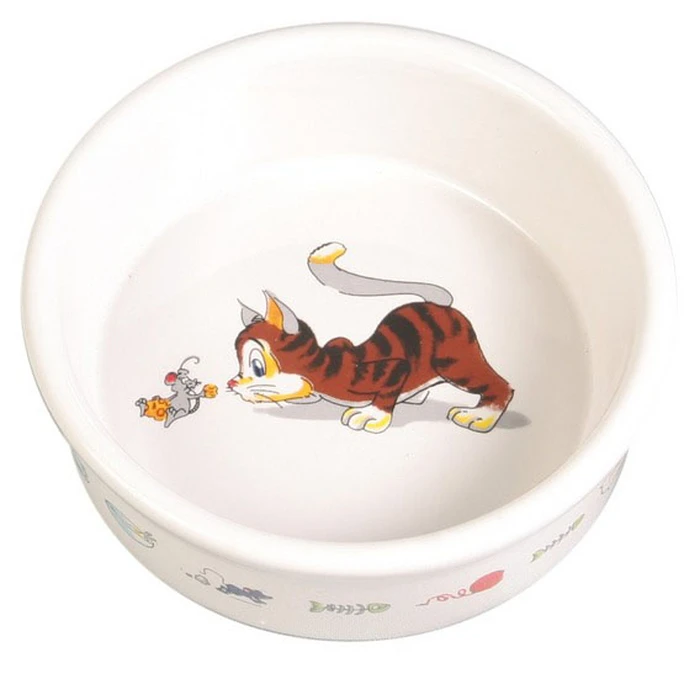 Ταΐστρα TRIXIE Porcelain Cat Bowl 0.2 l/11 cm