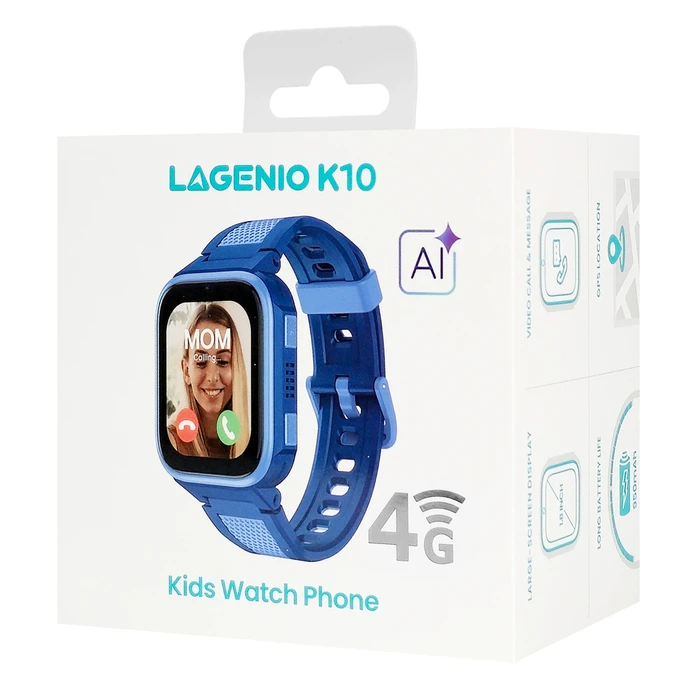 Παιδικό Smartwatch 4G με GPS & Κάμερα - LAGENIO K10 (Μαύρο)