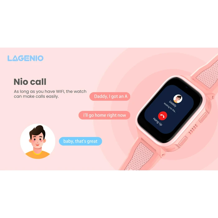 Παιδικό Smartwatch 4G με GPS & Κάμερα - LAGENIO K10 (Μαύρο)