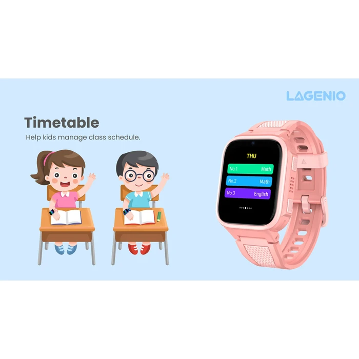 Παιδικό Smartwatch 4G με GPS & Κάμερα - LAGENIO K10 (Μαύρο)