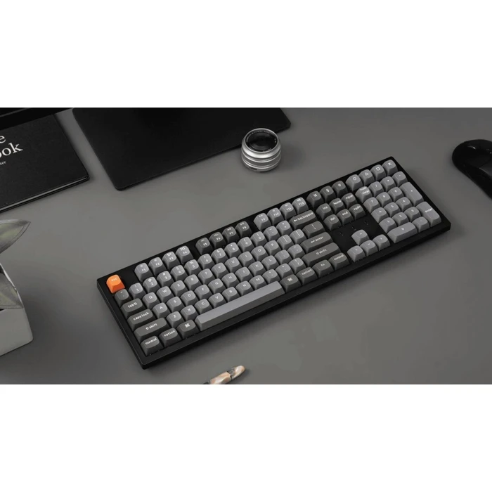 Gaming Πληκτρολόγιο Ασύρματο Keychron K10 Max (K10M-H1) QMK Wireless Mechanical Red Switch RGB 100% US Layout
