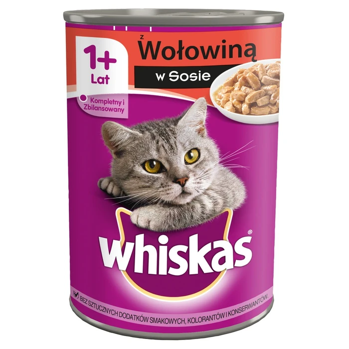 Υγρή Τροφή Γάτας Whiskas Beef in Sauce 400 g