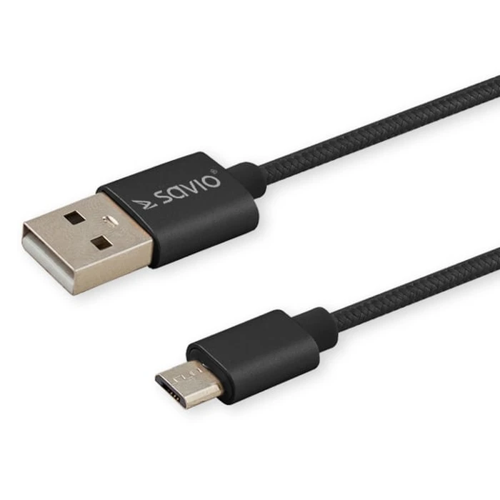 Καλώδιo USB Savio CL-129 2 m 2.0 A C Black