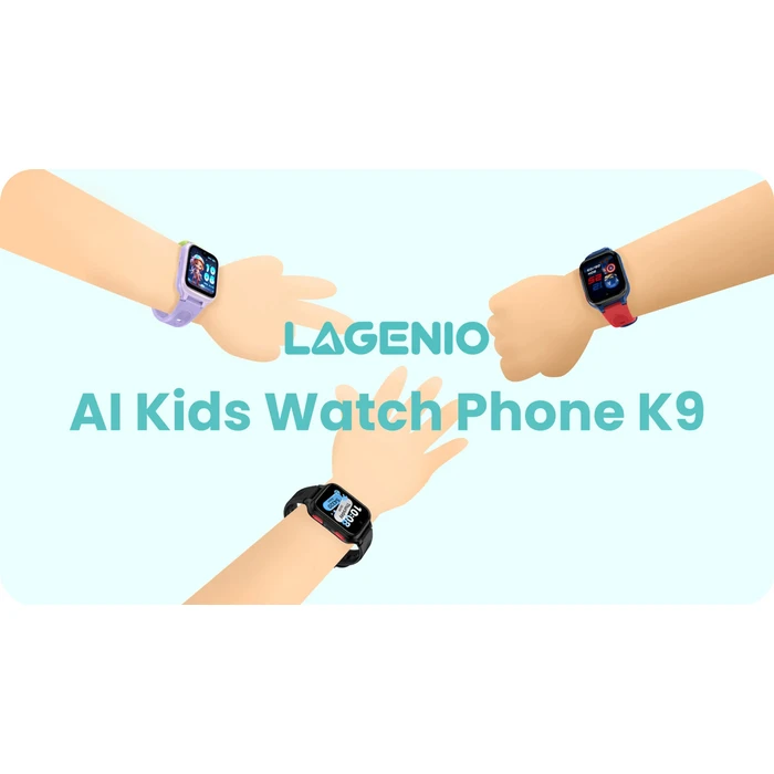 LAGENIO Παιδικό Smartwatch K9 4G GPS με Κάμερα 1.78'' AMOLED - Μπλε