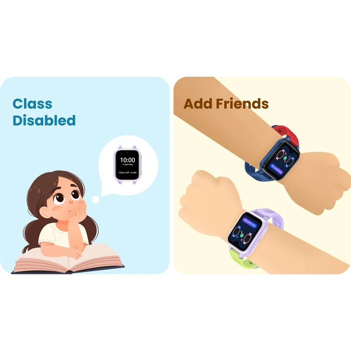 LAGENIO Παιδικό Smartwatch K9 4G GPS με Κάμερα 1.78'' AMOLED - Μπλε