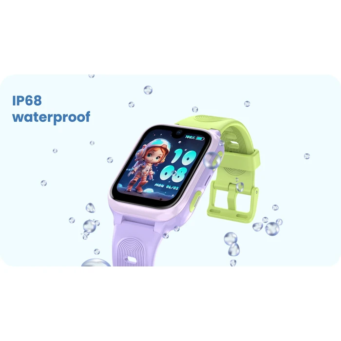 LAGENIO K9 Παιδικό Smartwatch 4G με GPS & Κάμερα - Μωβ