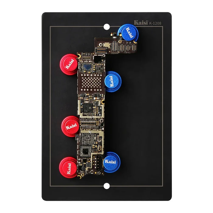 Kaisi Βάση Στήριξης Πλακέτας K-1208 Για Συγκόλληση, Μαγνητική, Μαύρη