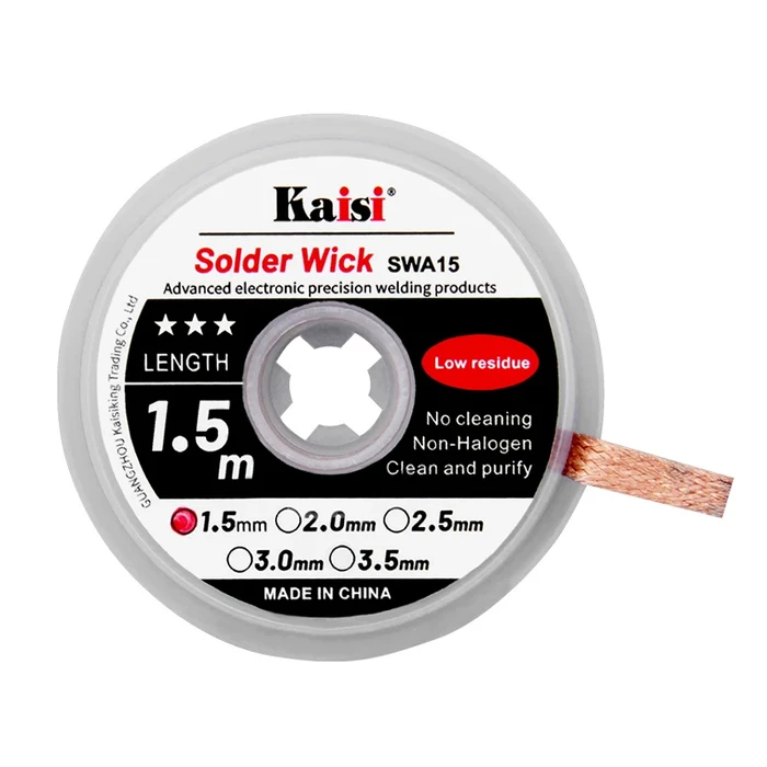 Kaisi Σύρμα Αποκόλλησης Kai-1515, Χαλκού, 1.5mm X 1.5m