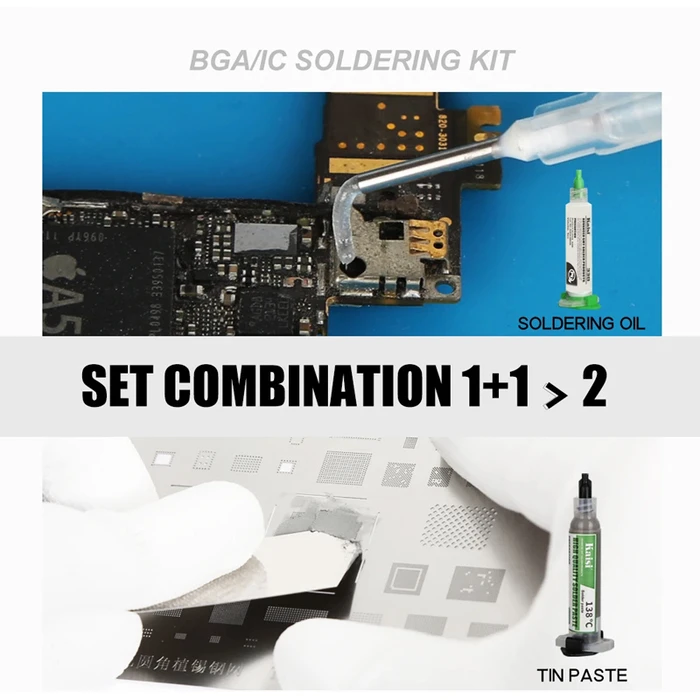 Kaisi Bga/Ic Κιτ Πάστας Συγκόλλησης Kai-338, 217 °C, 25g & 5cc