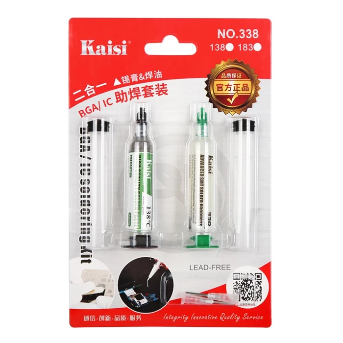 Kaisi Bga/Ic Κιτ Πάστας Συγκόλλησης Kai-338, 217 °C, 25g & 5cc