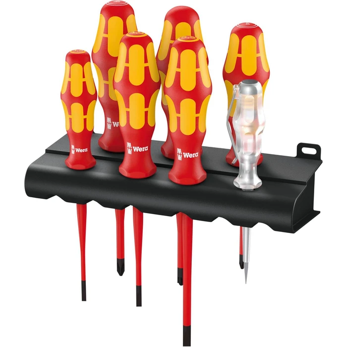 Σετ Εργαλείων WERA 160 iS/7 Rack screwdriver Kraftform Plus Series 100