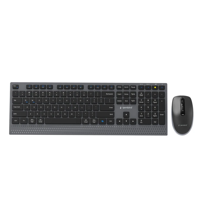 GEMBIRD KBS-WPS-02 Ασύρματο Σετ Πληκτρολόγιο & Ποντίκι Bluetooth US