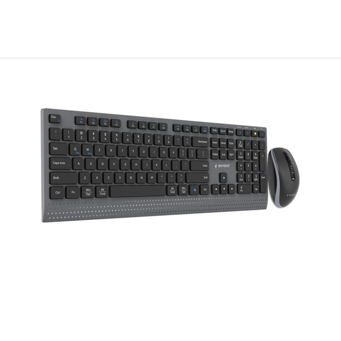 GEMBIRD KBS-WPS-02 Ασύρματο Σετ Πληκτρολόγιο & Ποντίκι Bluetooth US
