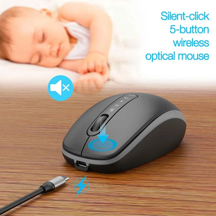 GEMBIRD KBS-WPS-02 Ασύρματο Σετ Πληκτρολόγιο & Ποντίκι Bluetooth US