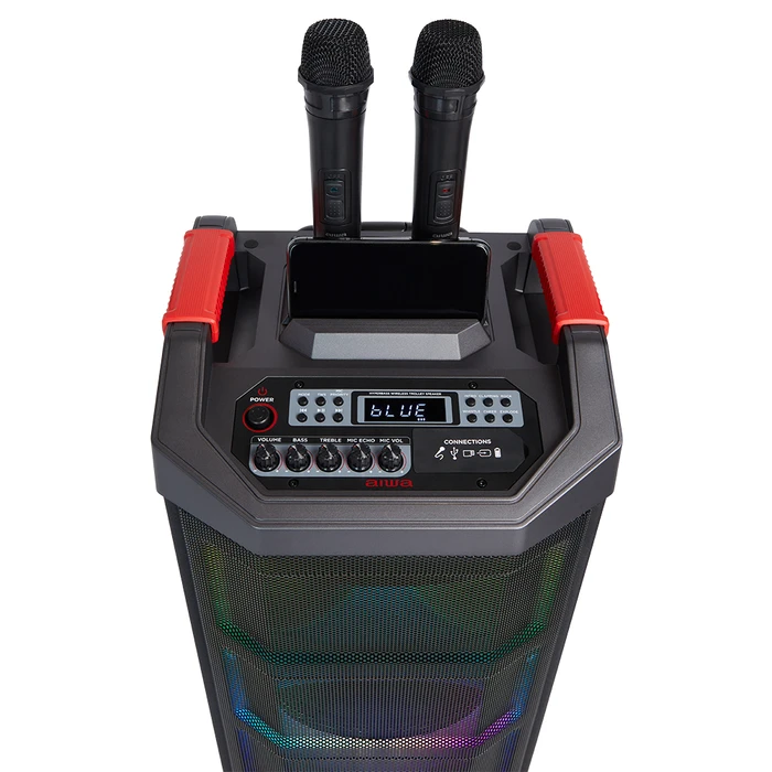Karaoke Aiwa Portable TWS TROLLEY PARTY RGB LIGHTING RMS 90W