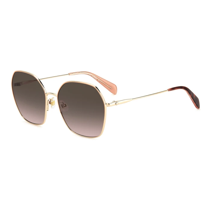 Kate Spade Women's Sunglasses Kenna G/S AU2/HA (57/17/140) - Rose Gold Metal Frame, Brown Gradient Lens