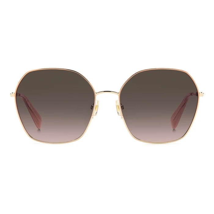 Kate Spade Women's Sunglasses Kenna G/S AU2/HA (57/17/140) - Rose Gold Metal Frame, Brown Gradient Lens