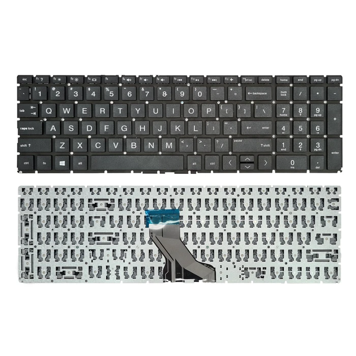 Πληκτρολόγιο για HP ProBook 250/255 G7/G8 KEY-101, χωρίς frame, Μαύρο