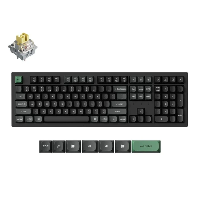 Keychron K10 Ultra (K10U-H4) Επαγγελματικό Gaming Μηχανικό Πληκτρολόγιο 100% US, Keychron Banana Switch, Hot-Swap, RGB, ZMK