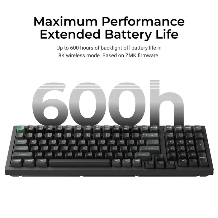 Keychron K10 Ultra (K10U-H4) Επαγγελματικό Gaming Μηχανικό Πληκτρολόγιο 100% US, Keychron Banana Switch, Hot-Swap, RGB, ZMK