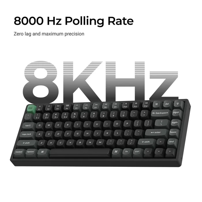 Keychron K2 Ultra (K2U-J1) Ασύρματο Gaming Μηχανικό Πληκτρολόγιο 75% - Keychron Red (US)
