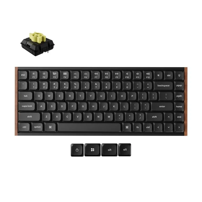 Keychron K3 Ultra K3U-H4 Gaming Μηχανικό Πληκτρολόγιο 75% με Keychron Banana διακόπτες & RGB (US)