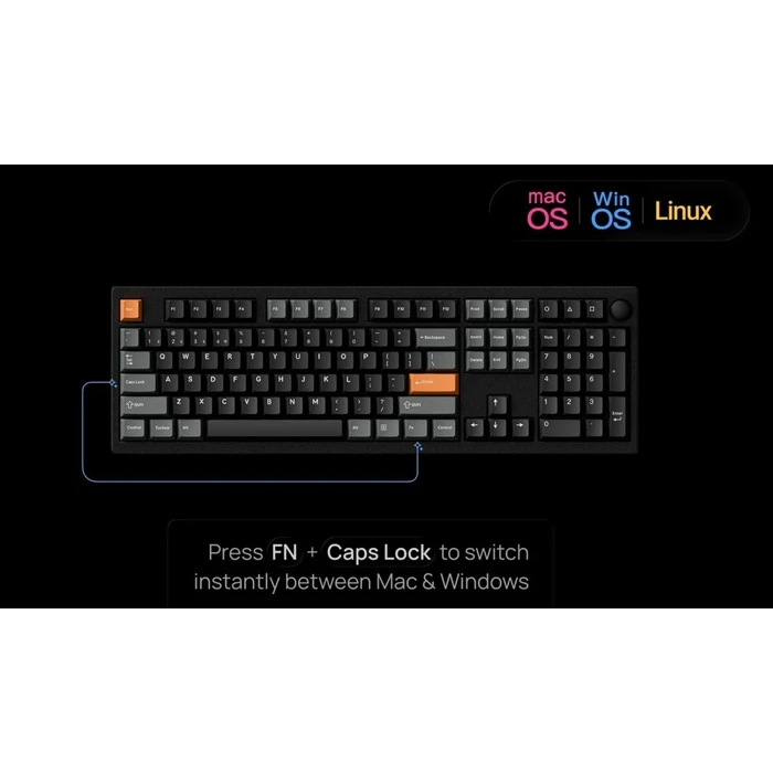 Keychron P6 Ultra (P6-M4) ZMK 8K Wireless Custom Mechanical Keyboard Banana Switch RGB 100% US Lay
