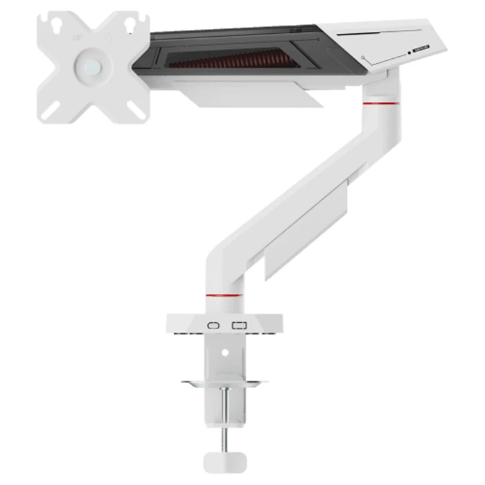 SBOX Βάση Γραφείου Οθόνης με Βραχίονα Λευκή (GMS-3210)