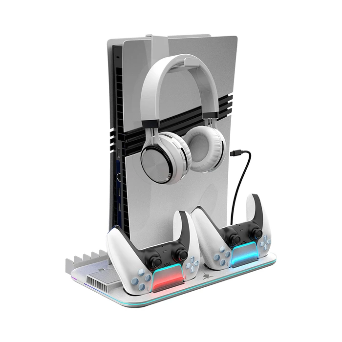 WHITE SHARK KIMURA-PRO PS5 Cooling Pad & Charging Dock (Red)