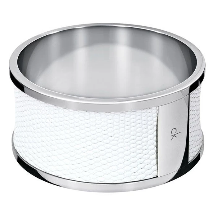 Γυναικείο Βραχιόλι Calvin Klein Kj0Dwd09010M (7cm) Δερμάτινο White
