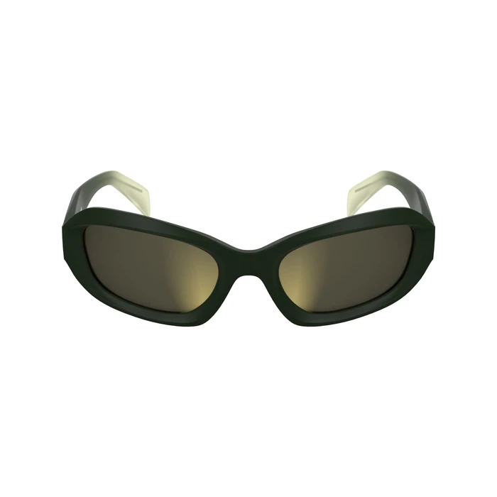 KARL LAGERFELD KLJ6200S Unisex Sunglasses (57/21/140) - Brown/Green Lenses