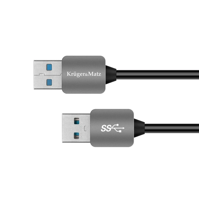 Kruger&Matz USB 3.0 Cable 1 m — USB-A to USB-A, 5 Gb/s, 5 V/2 A