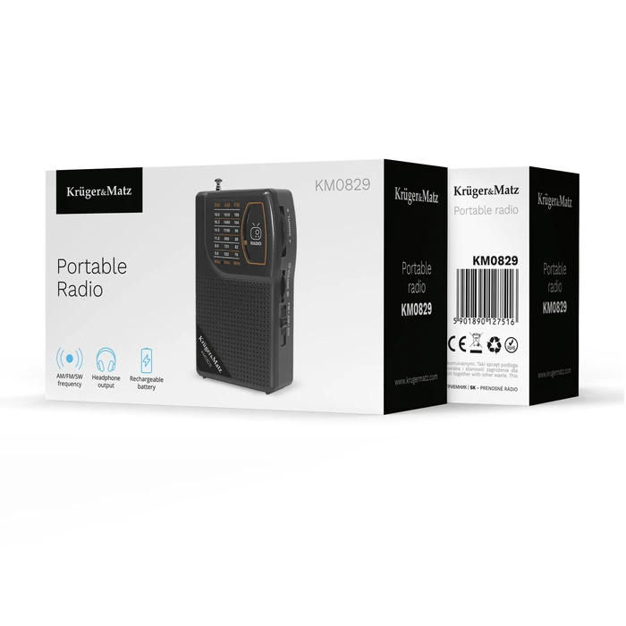 Kruger&Matz KM0829 Portable Analog Radio