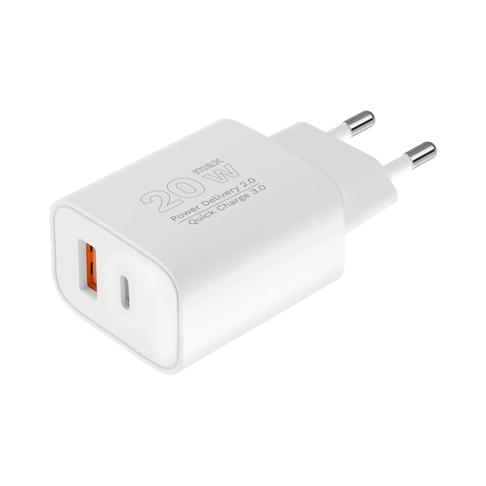Φορτιστής Πρίζας USB A Kruger & Matz - USB C 20W με Power Delivery και Quick Charge GAN