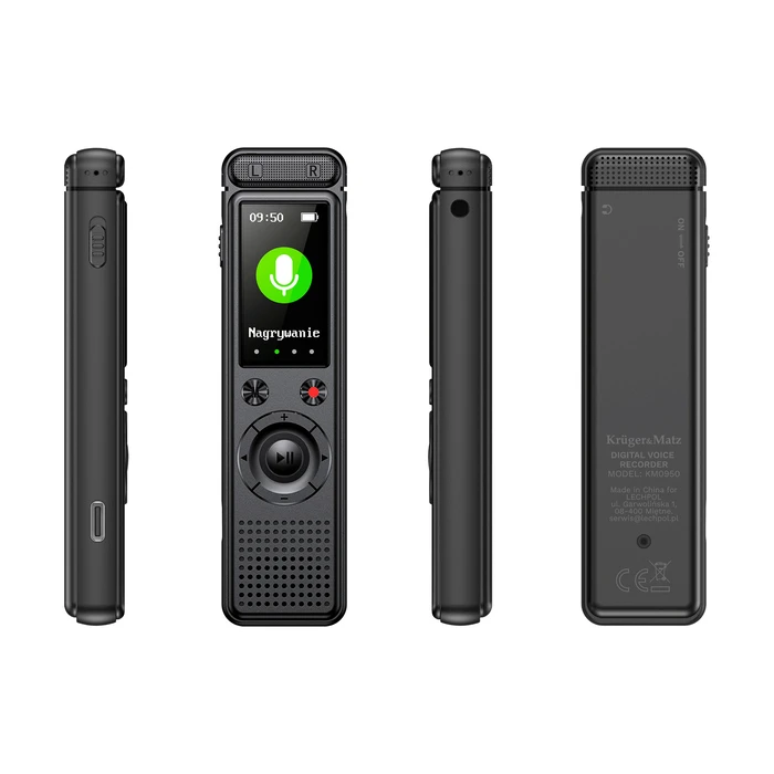 Digital Voice Recorder with 8GB Internal Memory Kruger&Matz KM0950