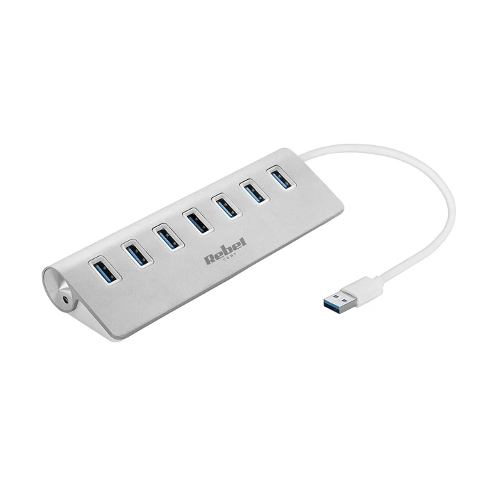 Rebel USB 3.0 7-Port Hub with USB-A Connection (KOM1091)