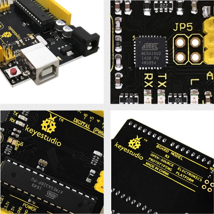 Μικροηλεκτρονικά Keyestudio UNO R3 development board KS0001, συμβατό με Arduino