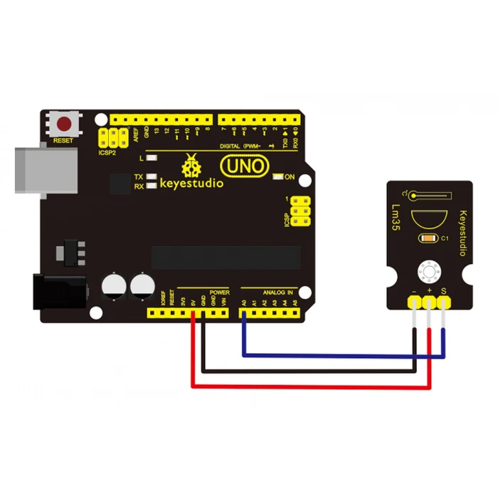 Αισθητήρας Keyestudio LM35 linear temperature sensor KS0022, για Arduino