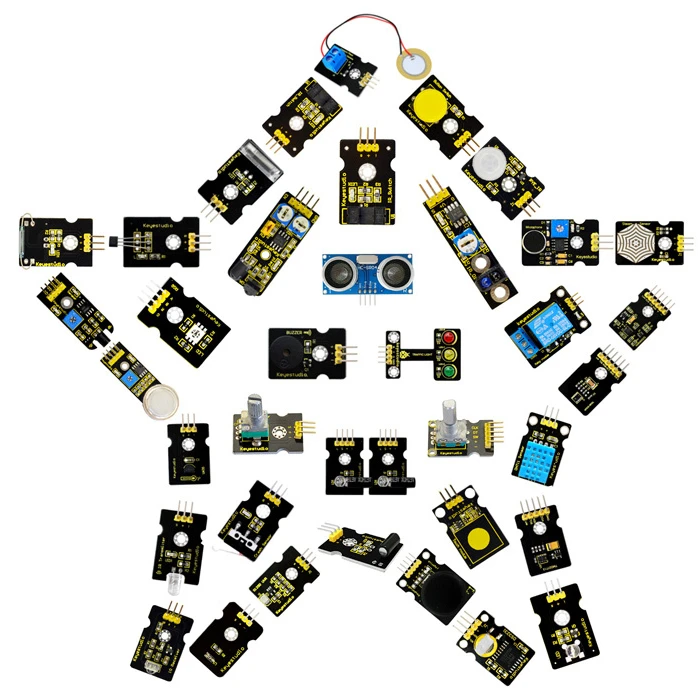 Μικροηλεκτρονικά Keyestudio 37 in 1 Sensor V2.0 kit για Arduino KS0399