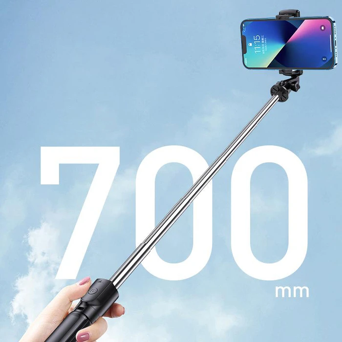 Selfie Stick Kakusiga KSC-1143 με Τρίποδο, Έως 70cm, Bluetooth, Μαύρο
