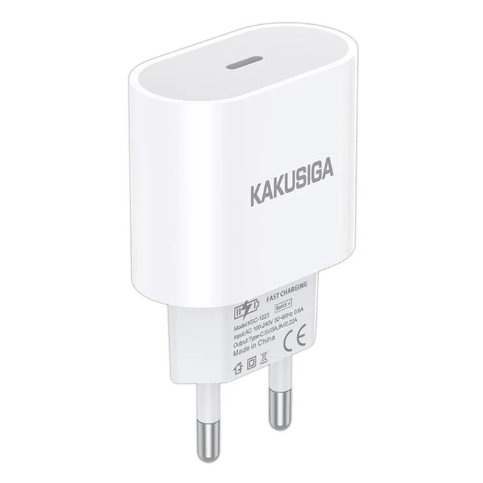KAKUSIGA φορτιστής τοίχου KSC 1223 USB C 20W λευκός
