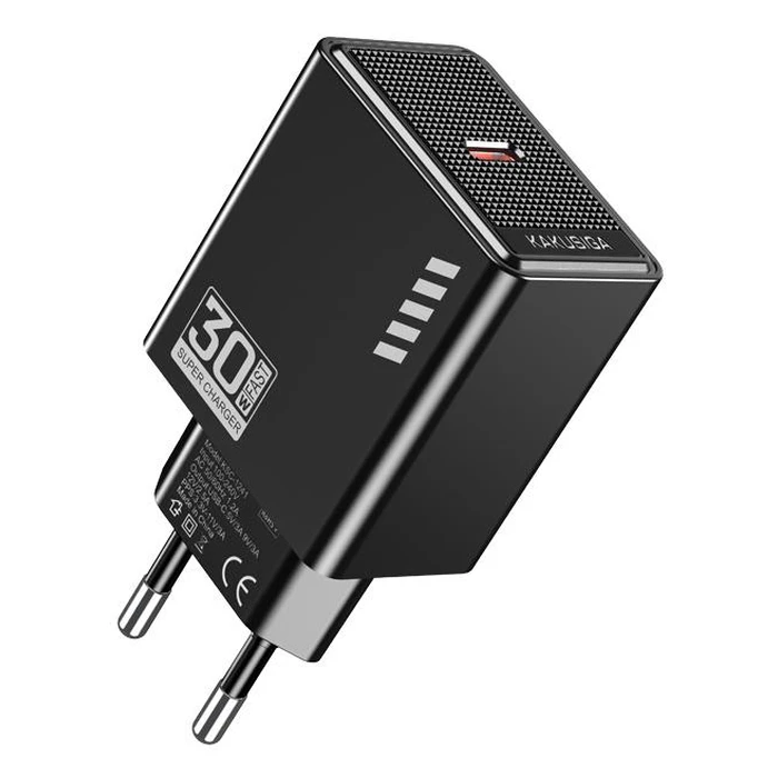 KAKUSIGA φορτιστής τοίχου USB C 30W μαύρος