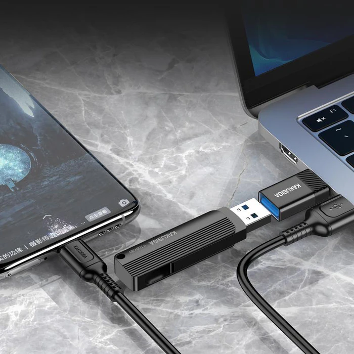 Αντάπτορας USB Kakusiga USB-C σε USB KSC-1406, 5Gbps, 4A, Μαύρος