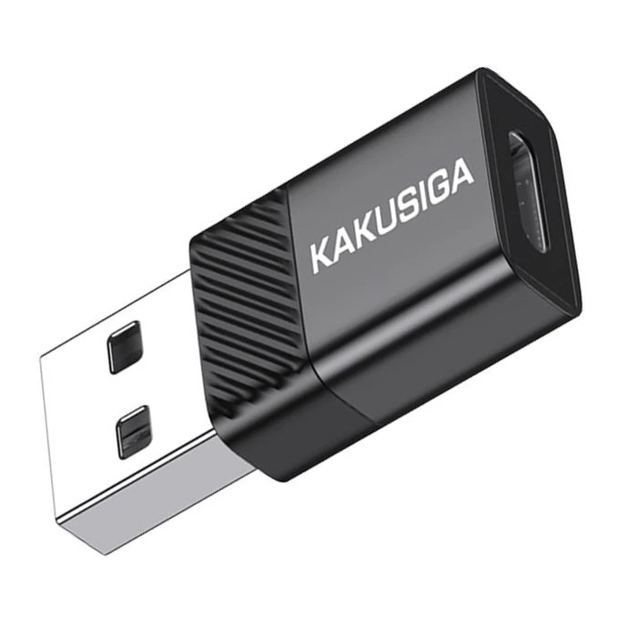 Αντάπτορας USB Kakusiga USB-C σε USB KSC-1407, 480Mbps, 60W, Μαύρος