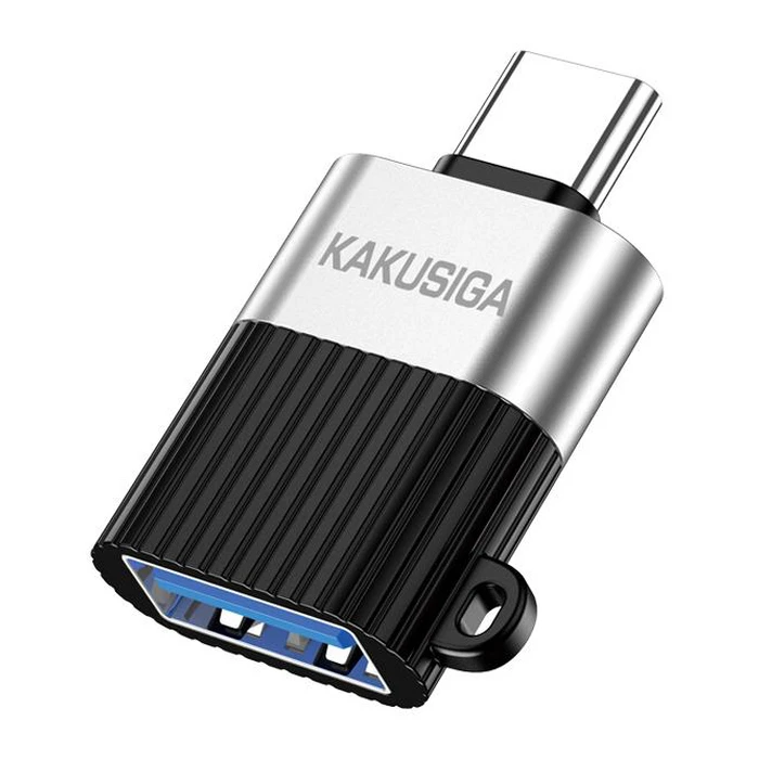 Αντάπτορας USB Kakusiga USB-C σε USB KSC-1420, 5Gbps, 18W, Γκρι