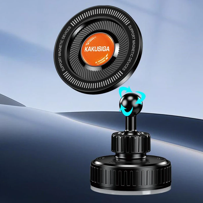 Βάση Smartphone Kakusiga Αυτοκινήτου KSC-1718 για Ταμπλό, Μαγνητική, Μαύρη