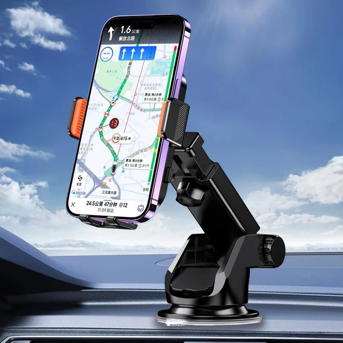 Βάση Smartphone Kakusiga Αυτοκινήτου KSC-1721 για Ταμπλό, Μαύρη