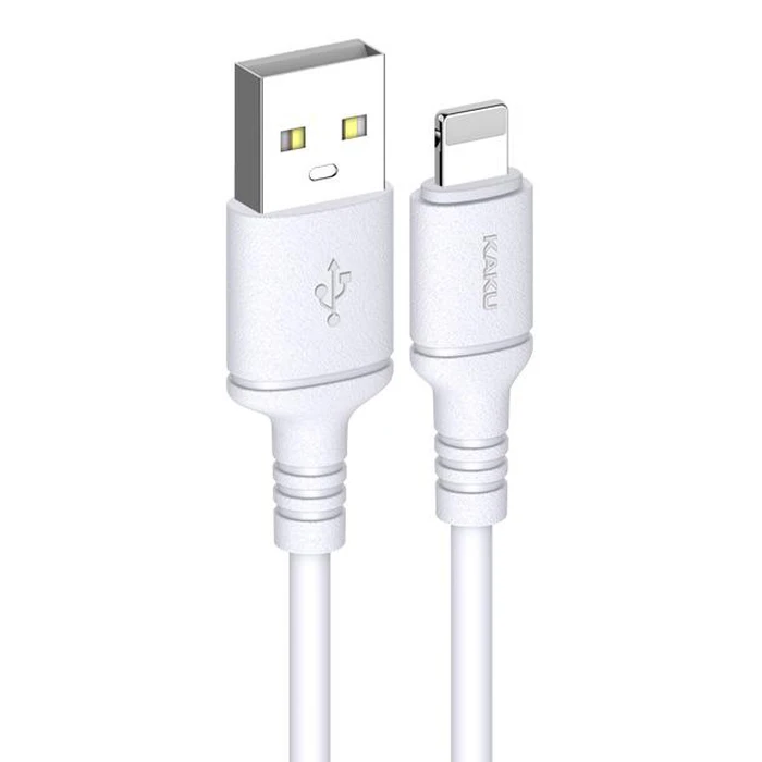 Καλώδιο Lightning Kakusiga σε USB KSC-421, 2.8A, 480Mbps, 2M, Λευκό
