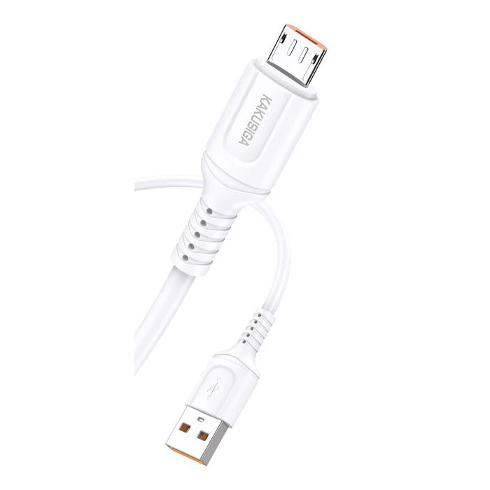 KAKUSIGA Micro USB to USB Cable KSC-805 2.4A 480Mbps 1m White